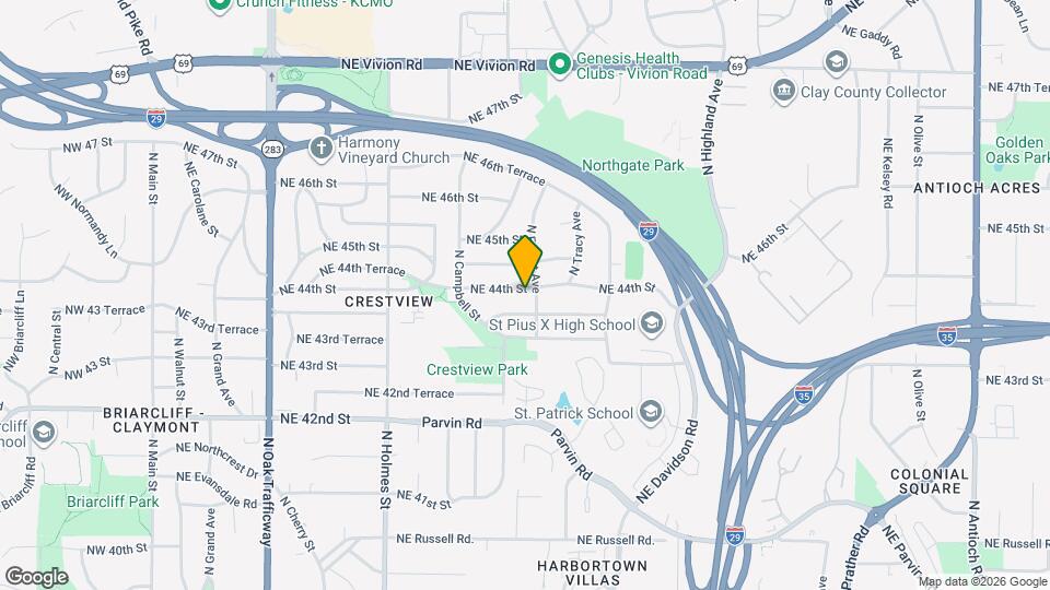 1109 NE 44th St Map and Location Details