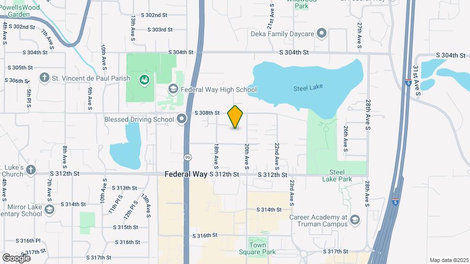 30831 19th Pl S, Unit Federal Way Duplex Map and Location Details