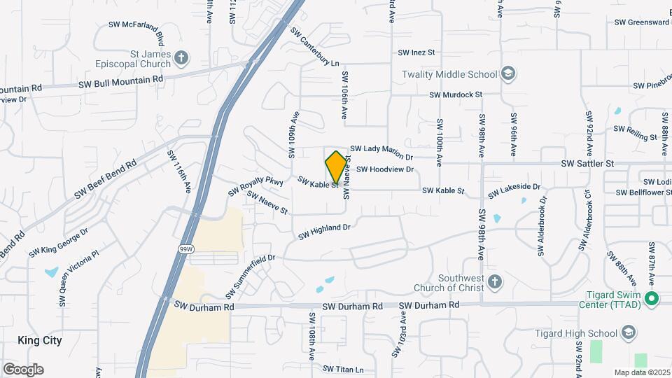 10630 SW Kable St Map and Location Details
