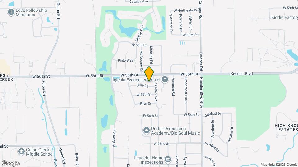 3436 Julie Ln Map and Location Details