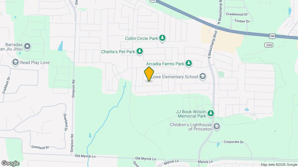 1218 Smoketree Ln Mapa y Detalles de la Ubicación