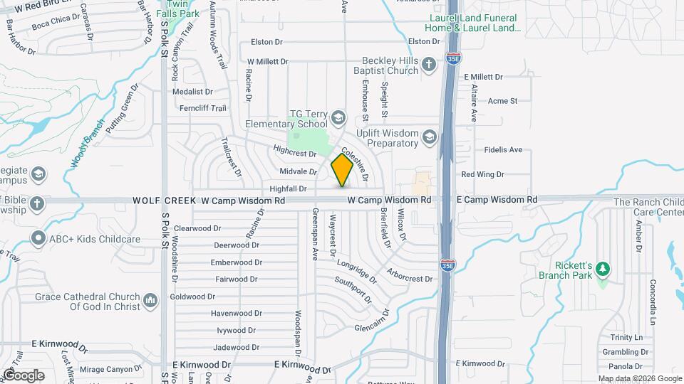 514 Highfall Dr Map and Location Details