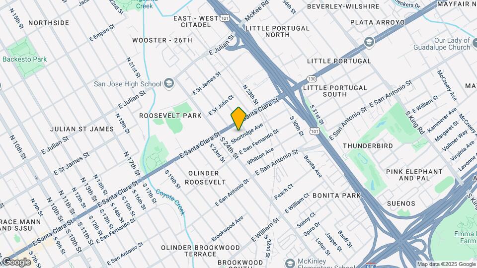 1217 Shortridge Ave Mapa y Detalles de la Ubicación