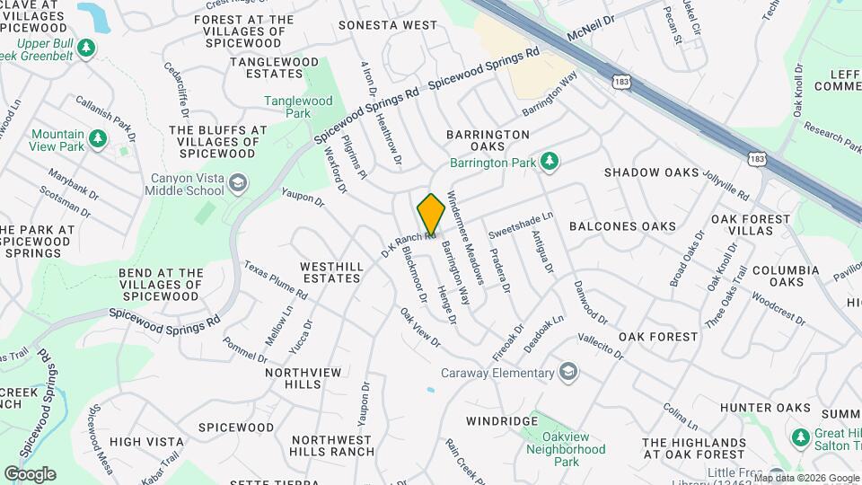 11327 D-K Ranch Rd Map and Location Details