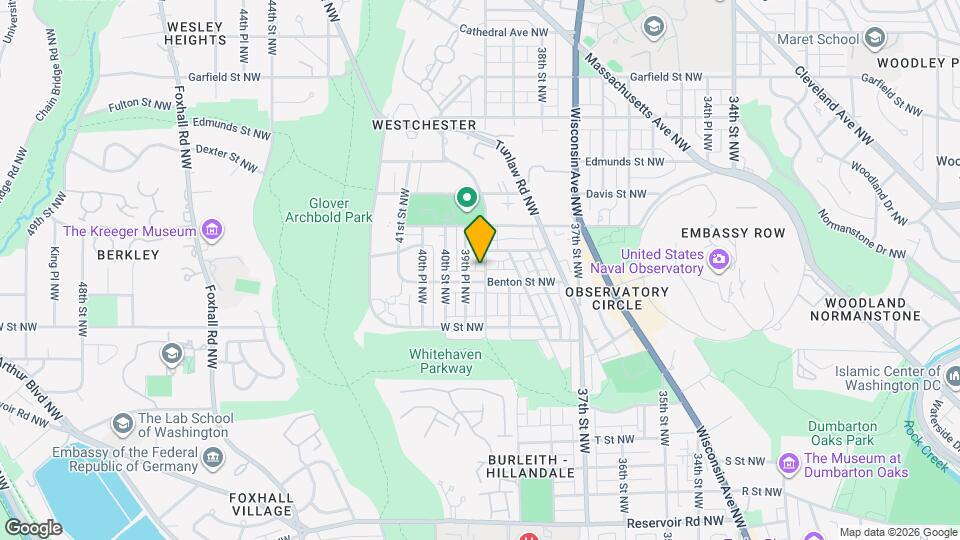 2410 39th St NW Map and Location Details