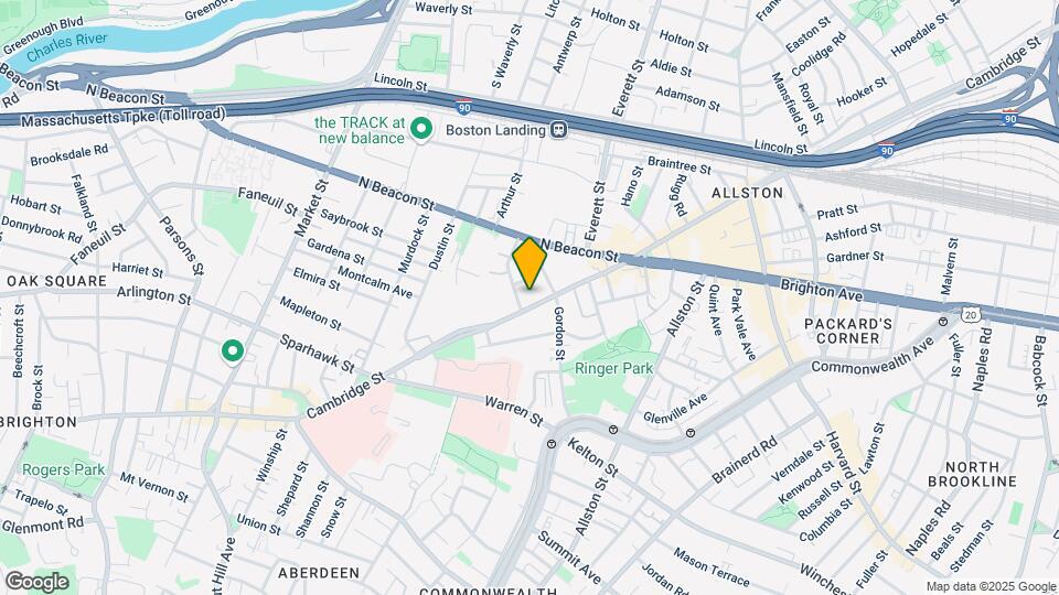 581 Cambridge St, Unit 1 Map and Location Details