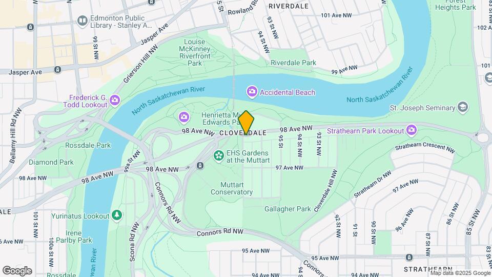9745 96A St NW Map and Location Details