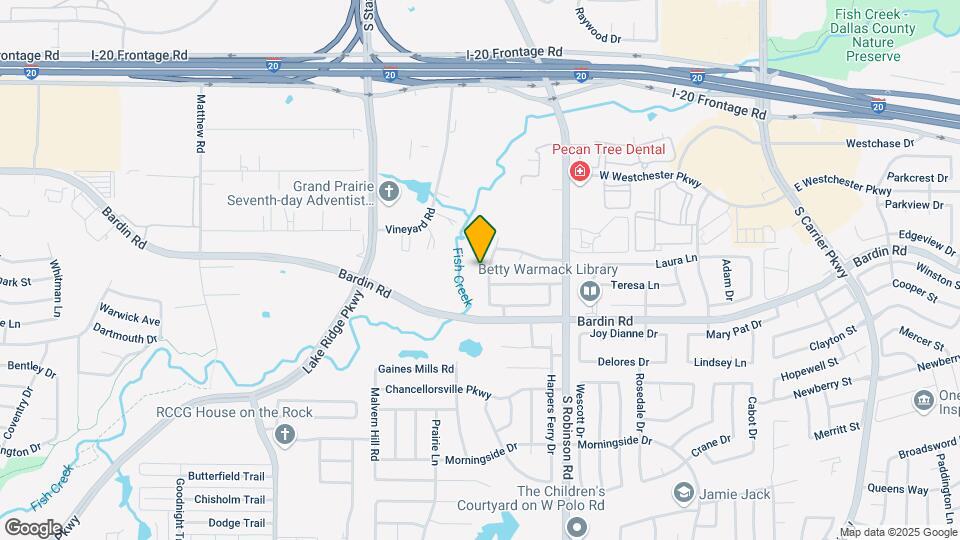 4255 Fall Creek Dr Map and Location Details