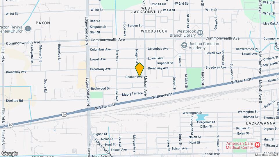 3230 Deason Ave Map and Location Details