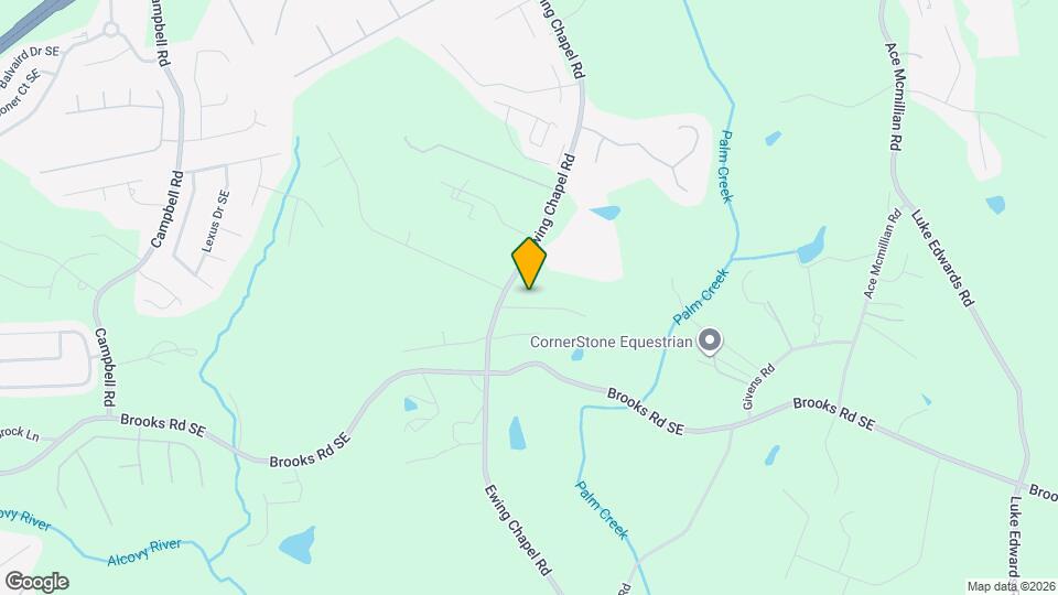 1348 Ewing Chapel Rd Map and Location Details