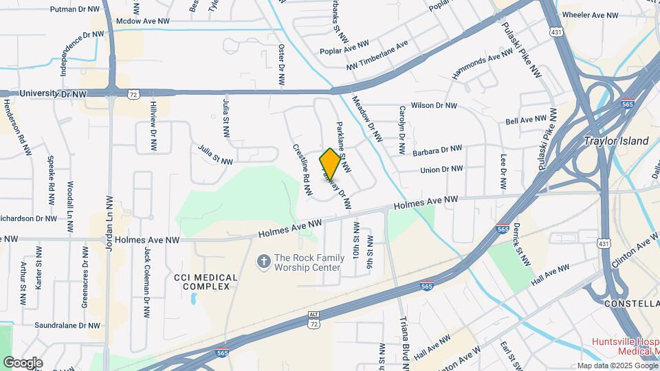905 Fairway Dr NW Map and Location Details
