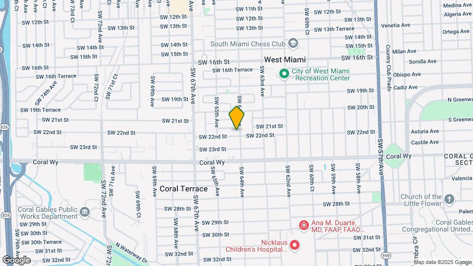 6411 SW 22nd St Map and Location Details