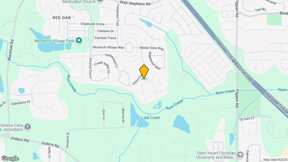 1408 Enclave Trail Mapa y Detalles de la Ubicación
