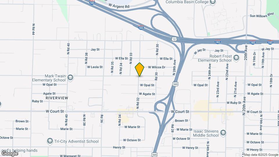 1821 N Rd 32 Map and Location Details