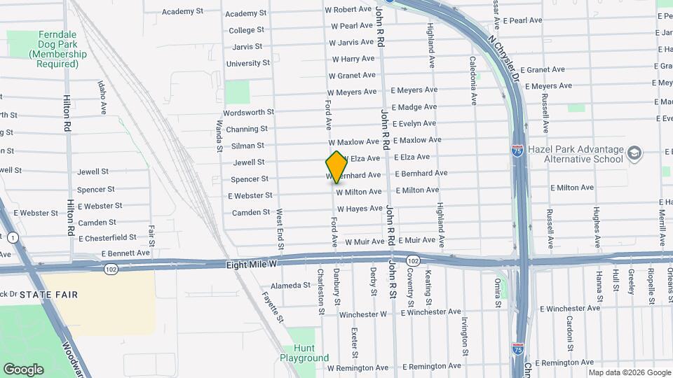 160 W Milton Ave, Unit #1 Map and Location Details