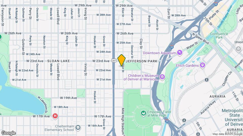 2213 Eliot St Map and Location Details