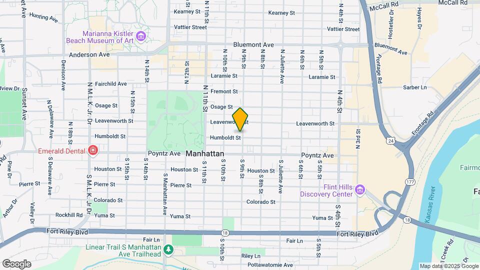 201 N 9th St Map and Location Details
