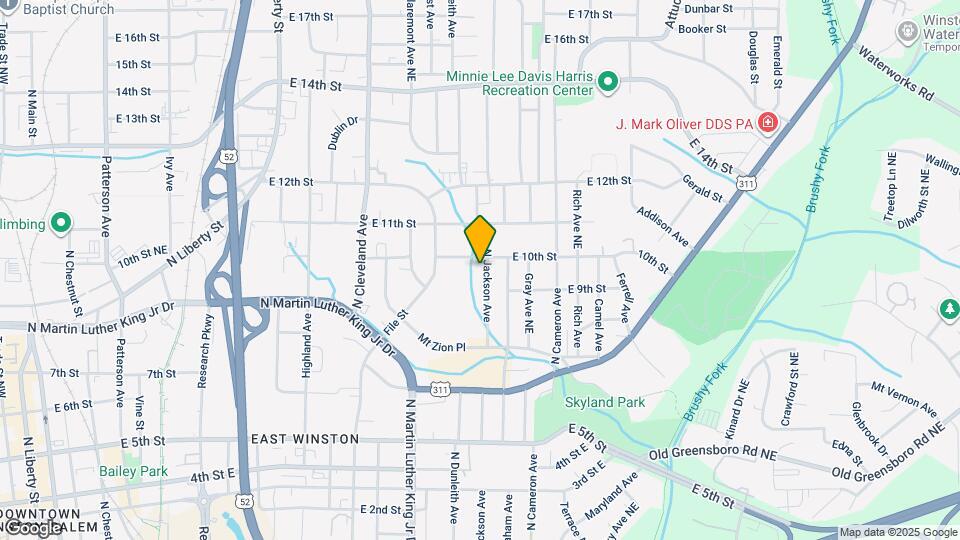 920 N Jackson Ave Map and Location Details