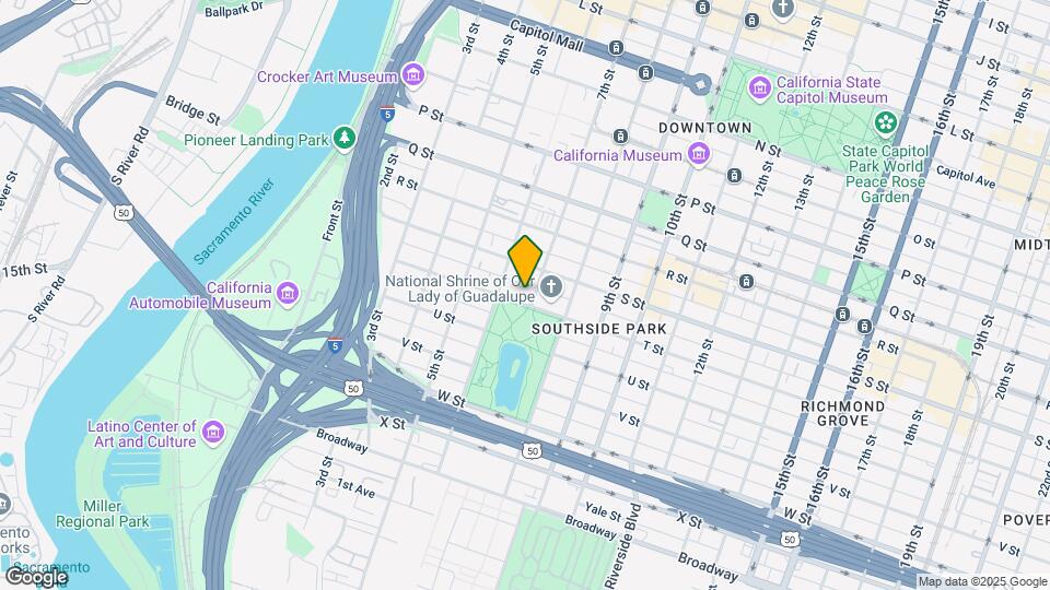 627 T St Map and Location Details