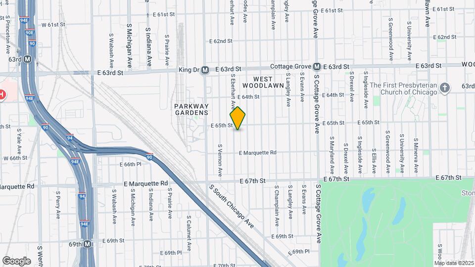 6519 S Eberhart Ave, Unit Unit1 Map and Location Details