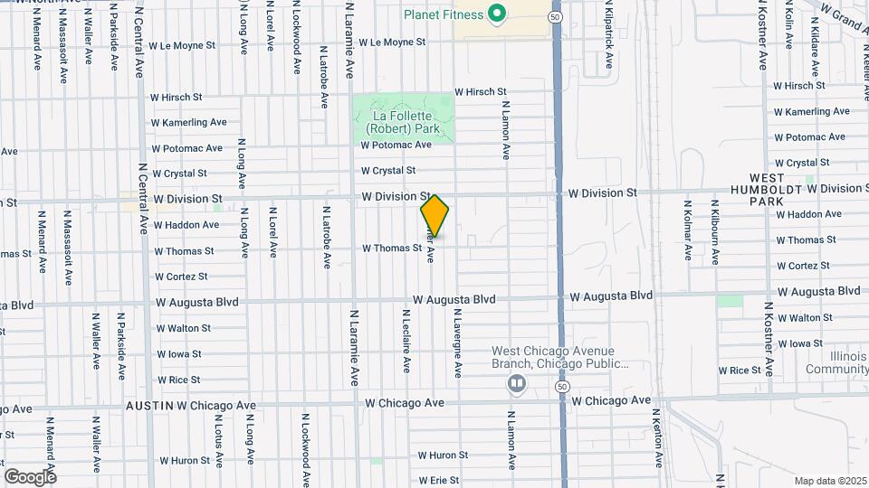 1101 N Lawler Ave Map and Location Details