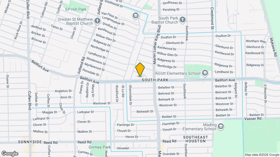 5623 Bellfort Ave Map and Location Details