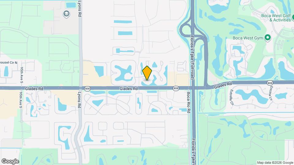 8458 Boca Glades Blvd E Map and Location Details
