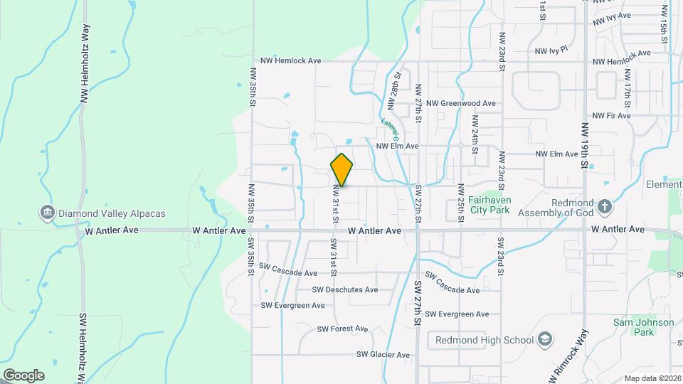 3076 NW Cedar Ave Map and Location Details