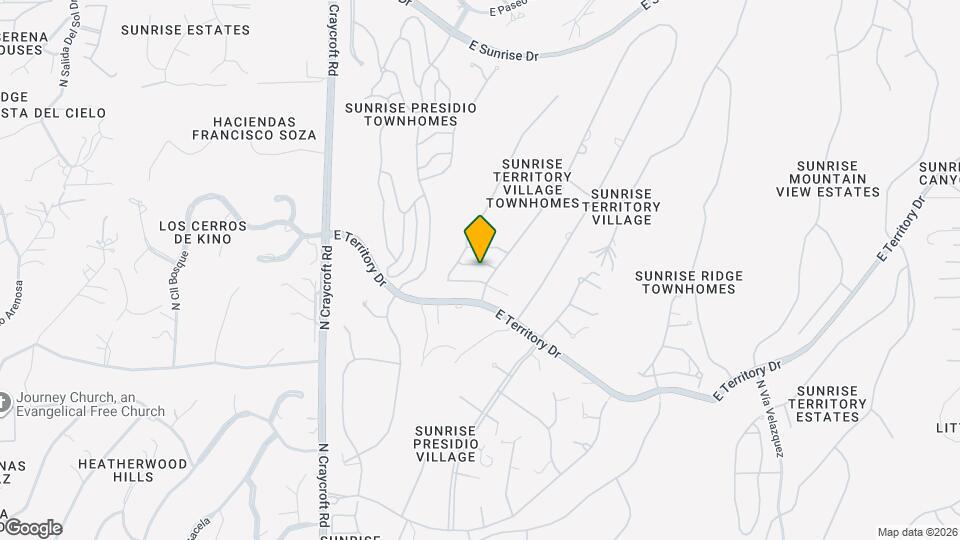 5810 E Chiricahua Trail Map and Location Details