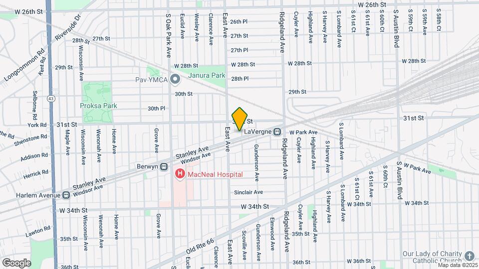 6525 Stanley Ave Map and Location Details