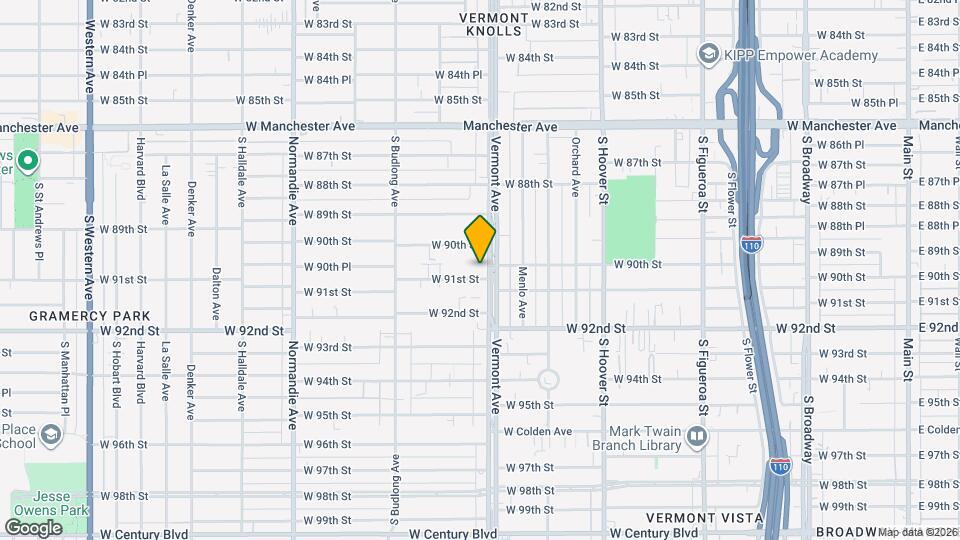 1011 W 91st St Map and Location Details