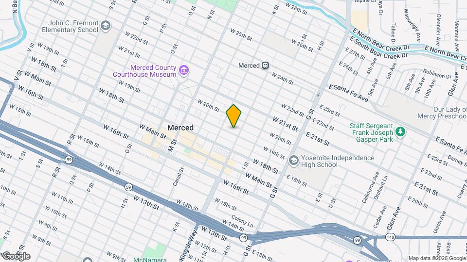 321 W 19th St Map and Location Details