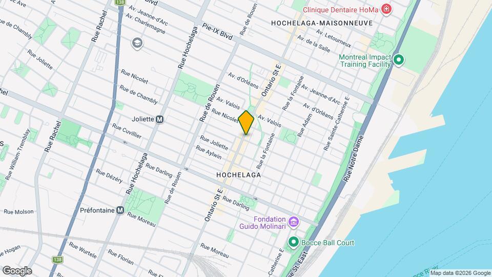 3650 Ontario Rue E Map and Location Details