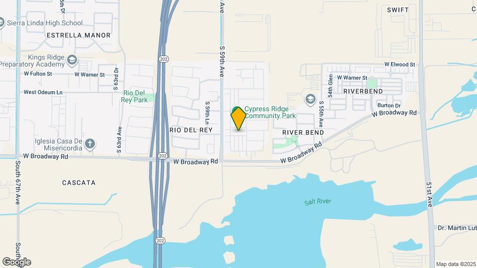 5830 W Wood St Map and Location Details