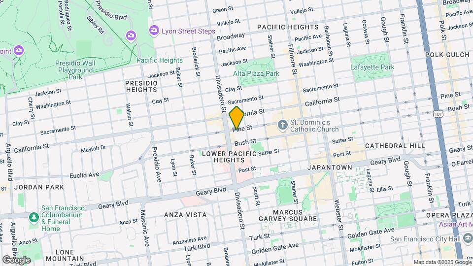 2655 Pine St Mapa y Detalles de la Ubicación