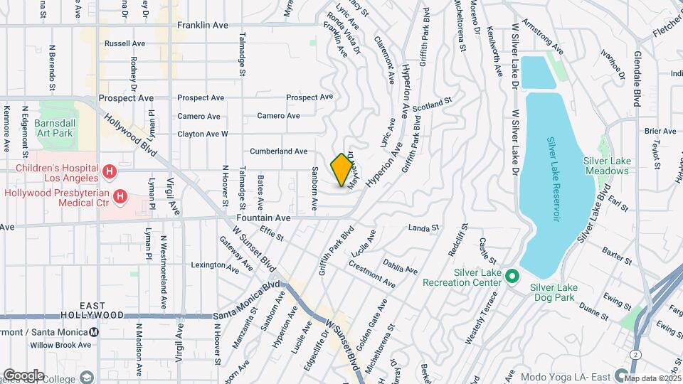 3907 De Longpre Ave Map and Location Details
