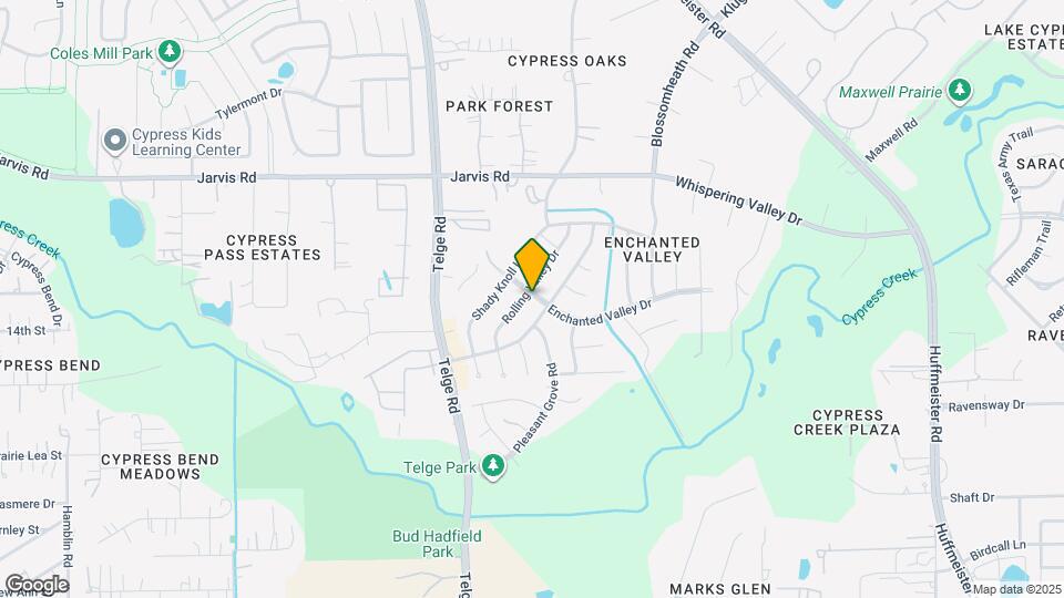 12826 Rolling Valley Dr Map and Location Details