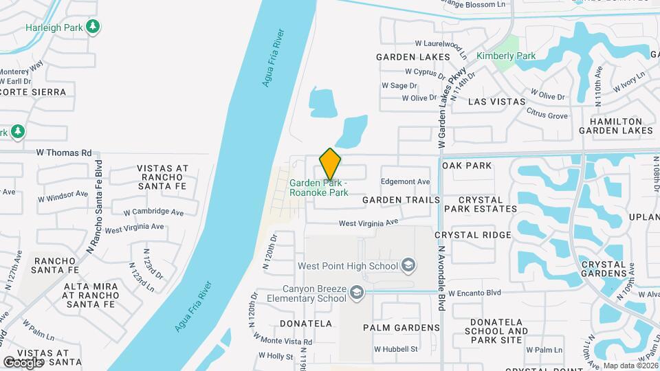 11851 W Roanoke Ave, Unit 1808 Mapa y Detalles de la Ubicación