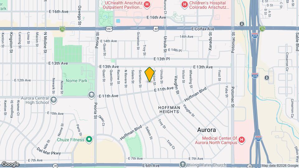 1156 Troy St Mapa y Detalles de la Ubicación