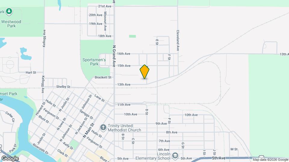1203 D St Map and Location Details