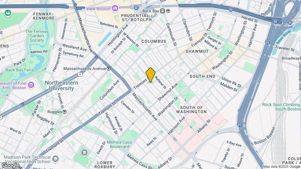 154 W Concord St, Unit 3 Map and Location Details