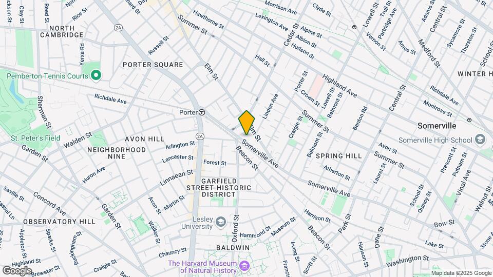 745 Somerville Ave, Unit 1 Map and Location Details