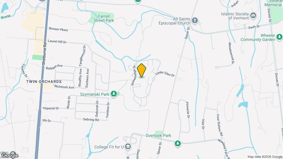 B11 Stonehedge Dr, Unit 11 B Stonehedge Map and Location Details