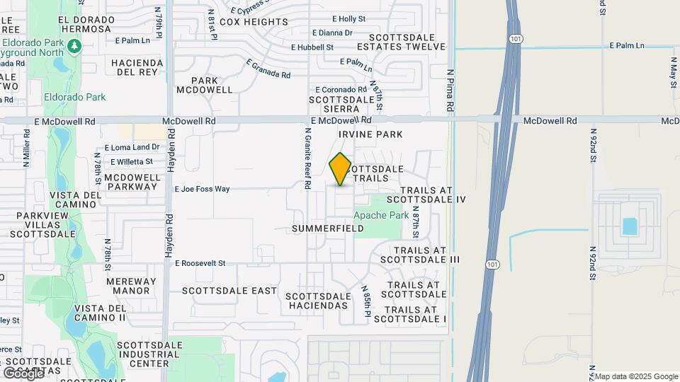 8531 E Belleview St Map and Location Details