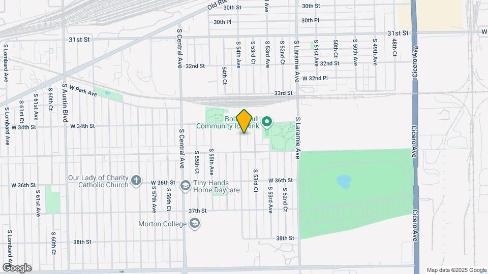 3419 S 54th Ave Map and Location Details