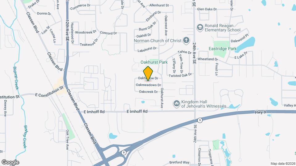 1913 Oakmeadows Dr Map and Location Details