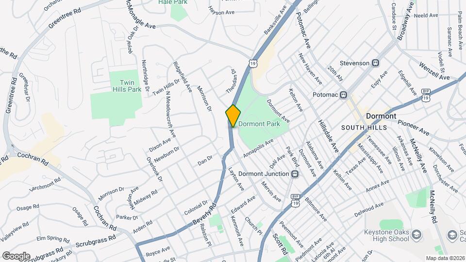 1662 McFarland Rd Mapa y Detalles de la Ubicación