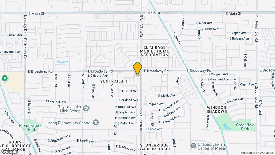 440 S Val Vista Dr Map and Location Details