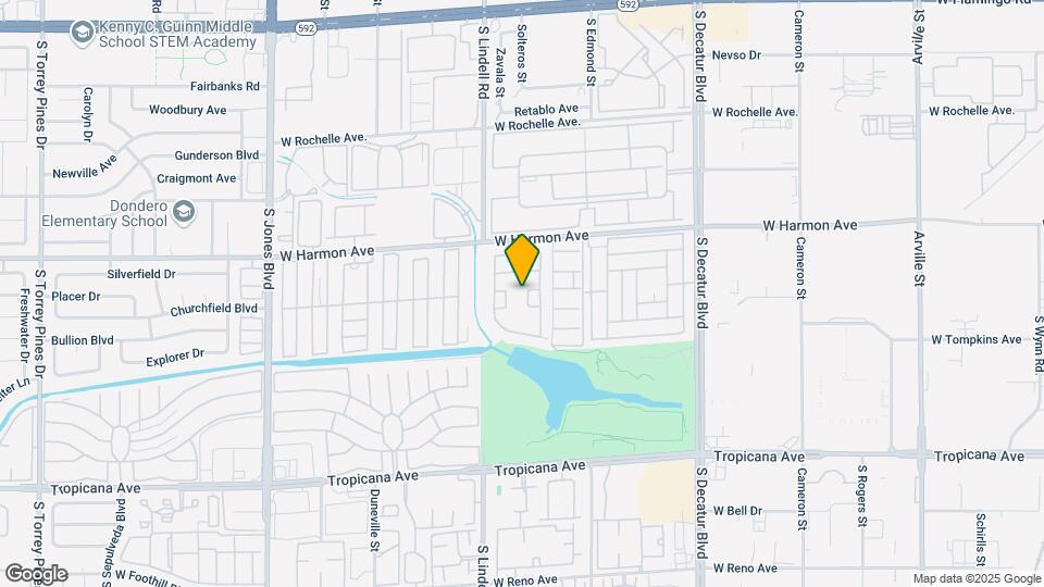 5415 W Harmon Ave Map and Location Details