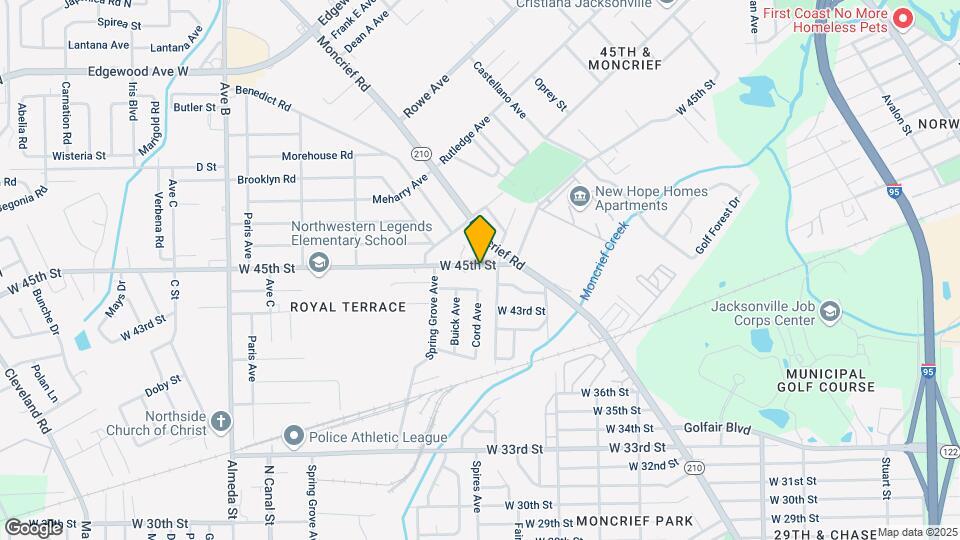 1820 W 45th St Map and Location Details